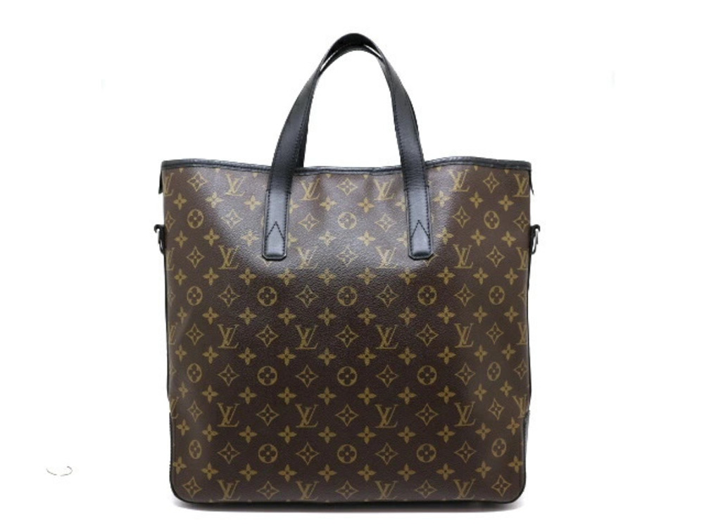 LOUIS VUITTON Bag Davis Tote Monogram Macassar Brown